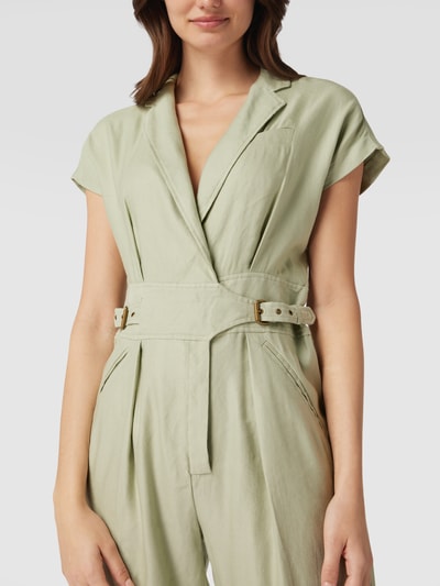 Lauren Ralph Lauren Jumpsuit met linnen Lindegroen - 3