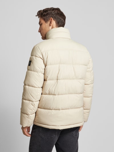 Tom Tailor Regular Fit Steppjacke mit verstaubarer Kapuze Offwhite 5