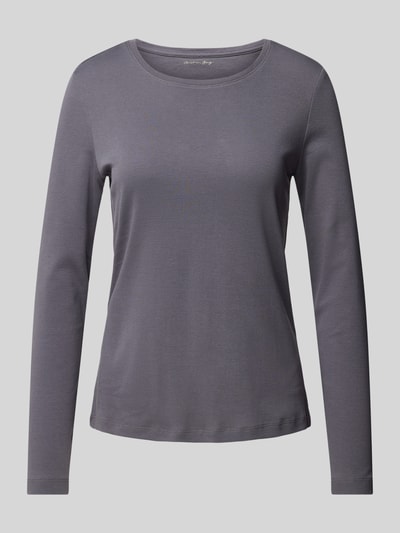 Christian Berg Woman Longsleeve met ronde hals Middengrijs - 1