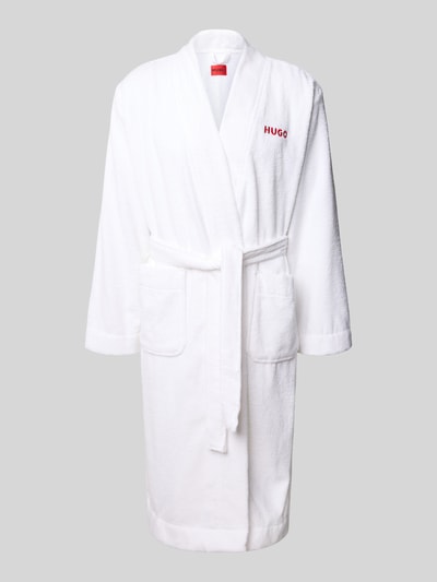 HUGO Regular fit badjas van puur katoen, model TERRY GROWN' Wit - 1