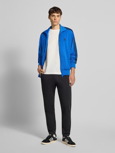 adidas Originals Spodnie dresowe o kroju slim fit z wyhaftowanym logo Czarny 1