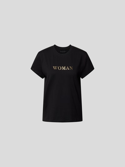 Zadig & Voltaire T-Shirt mit Statement-Print Schwarz 2