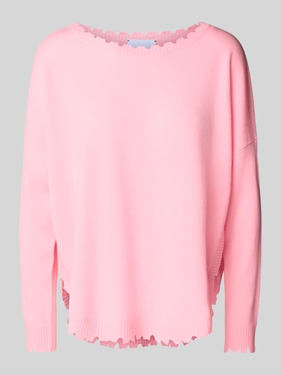 KUIJTEN Oversized Strickpullover aus reinem Kaschmir Modell 'MELA' Rosa 2