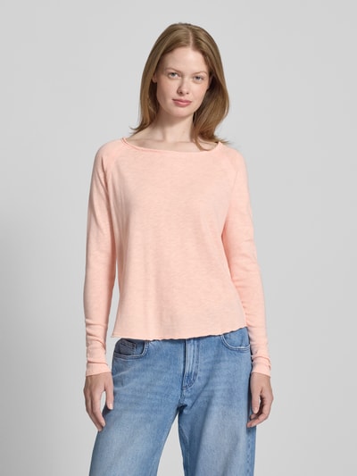 American Vintage Longsleeve mit U-Boot-Ausschnitt Modell 'SONOMA' Rosa 4