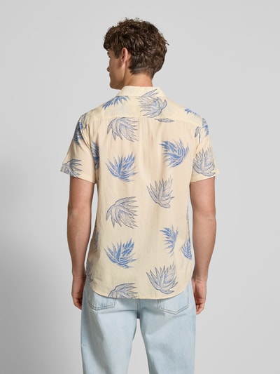 Blend Regular Fit Freizeithemd mit 1/2-Arm Modell 'ALAN' Beige 5