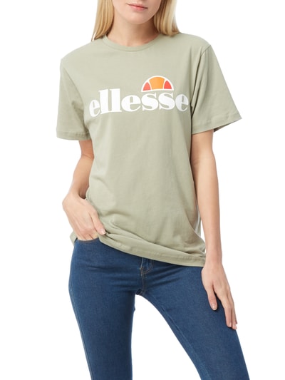 Ellesse T-Shirt mit Logo-Print Dunkelgruen 4