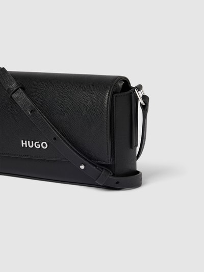 HUGO Handtasche mit Label-Applikation Modell 'CHRIS' Black 3