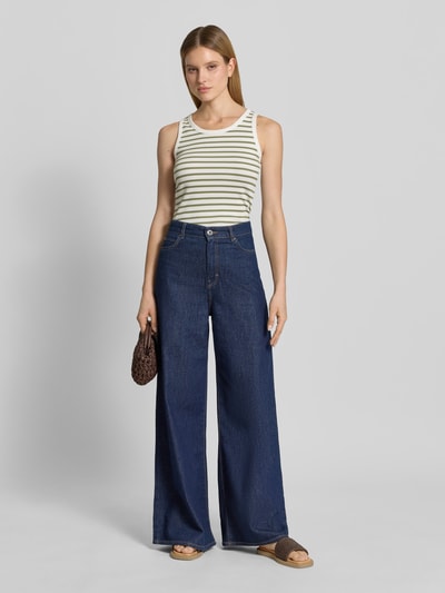 s.Oliver RED LABEL regular fit tank top van katoenmix Kaki - 1