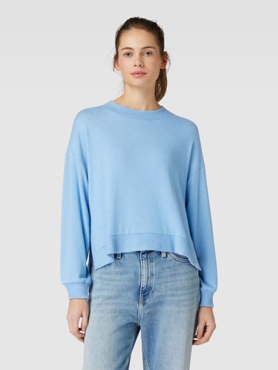 Tom Tailor Denim Pullover met kapmouwen Donkerblauw gemêleerd - 4