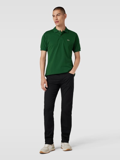 Lacoste Poloshirt met logostitching Donkergroen - 1