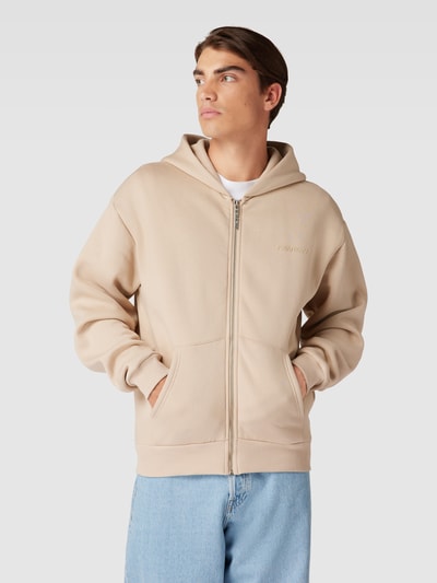 REVIEW Basic Sweatjacke Taupe 4