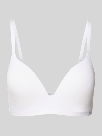 Skiny Triangel-BH mit Label-Detail Modell 'SMARTOUCH' Weiss 1
