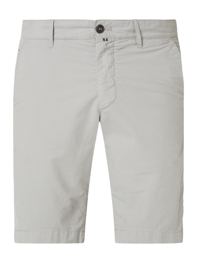 Marc O'Polo Regular Fit Chinoshorts mit Streifenmuster Mittelgrau 2