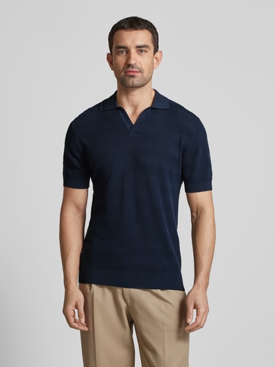 Matinique Regular Fit Poloshirt mit V-Ausschnitt Modell 'Polo V Heritage' Marine 4