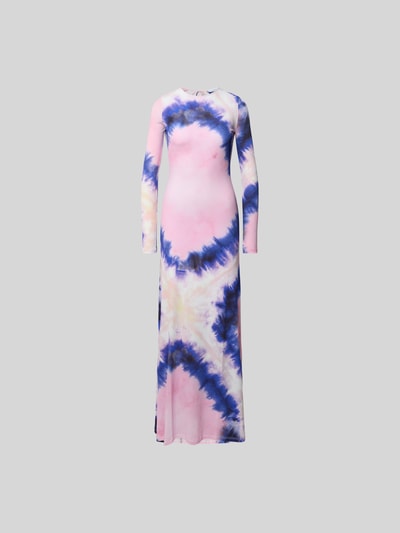 Rabanne Maxikleid mit Rundhalsausschnitt Rosa 2