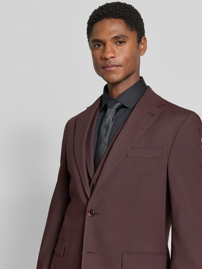 MCNEAL Marynarka o kroju slim fit z dodatkiem wiskozy Ciemnoczerwony 3
