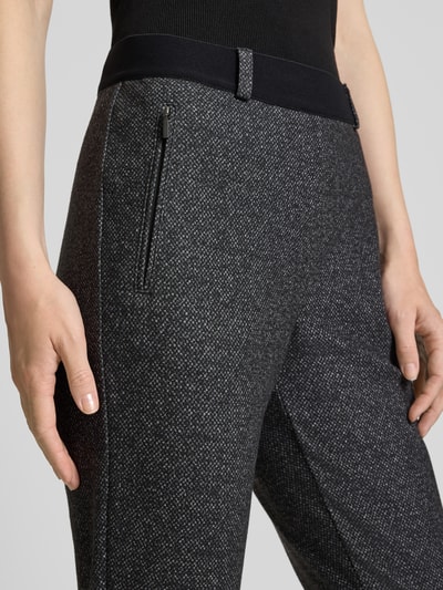 Raphaela By Brax Slim Fit Stoffhose mit Bügelfalten Modell 'Lillyth' Anthrazit 3