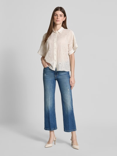 JOOP! Flared jeans in destroyed-look, model 'Christi' Blauw - 1