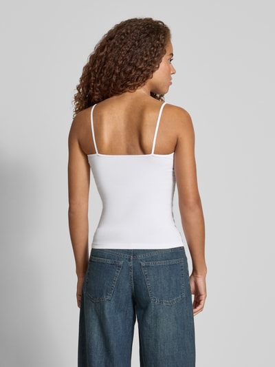 WEEKDAY Trägertop mit Spaghettiträger Modell 'Ivy' Weiss 5