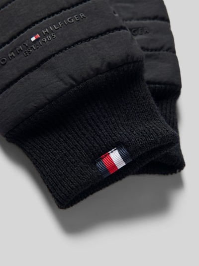 Tommy Hilfiger Handschuhe mit Label-Detail Modell 'ESTABLISHED' Black 2