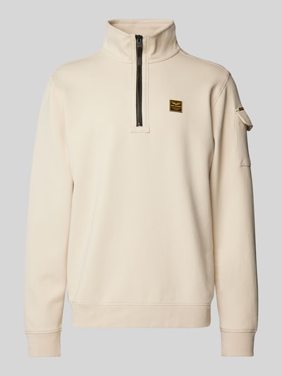 PME Legend Sweatshirt mit Stehkragen Offwhite 2