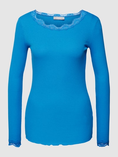 Fransa Shirt met lange mouwen en ronde hals, model 'HIZAMOND' Koningsblauw - 2