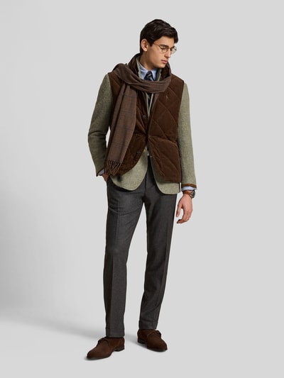 Polo Ralph Lauren Weste mit Cordstruktur Dunkelbraun 1