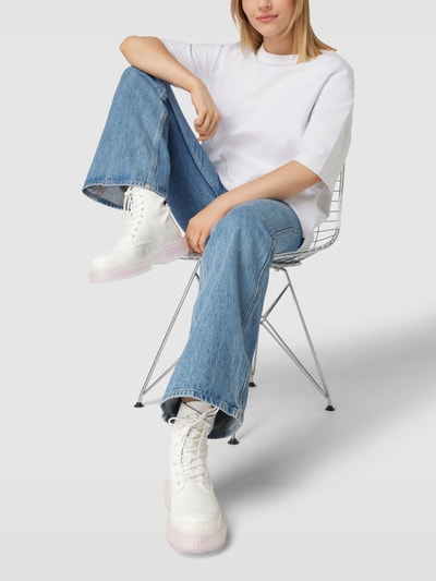 ARMANI EXCHANGE Veterboots in leerlook Wit - 1