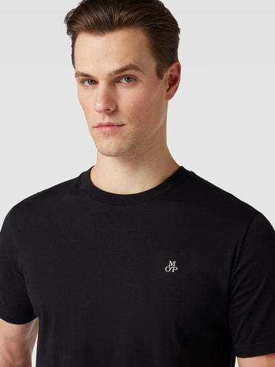 Marc O'Polo T-shirt met rechte pasvorm en ronde hals Wit - 3