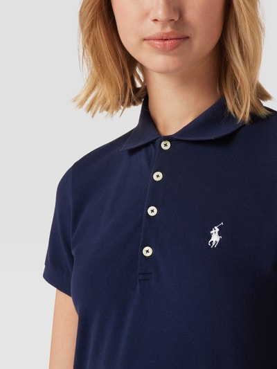 Polo Ralph Lauren Poloshirt mit Logo-Stitching Marine 3