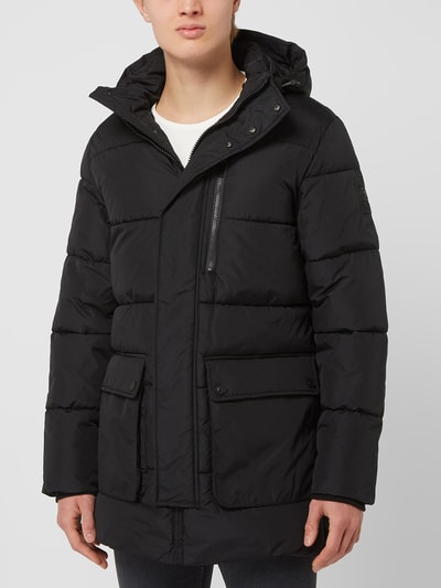 Tom Tailor Parka mit abnehmbarer Kapuze - wasserabweisend Black 4