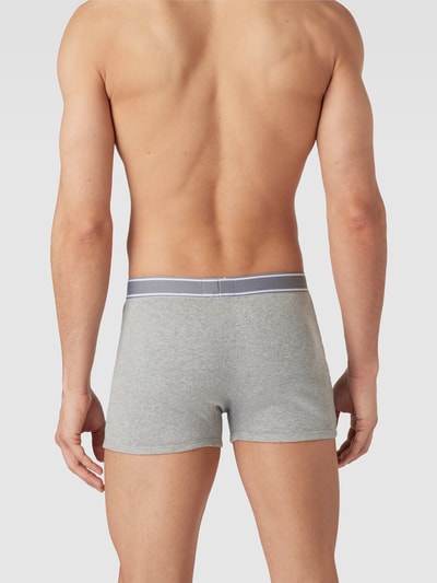 Emporio Armani Pants mit Feinripp Mittelgrau Melange 4