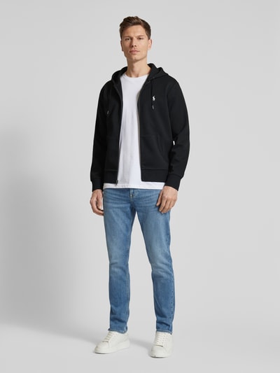 Polo Ralph Lauren Bluza rozpinana z wyhaftowanym logo Czarny 1