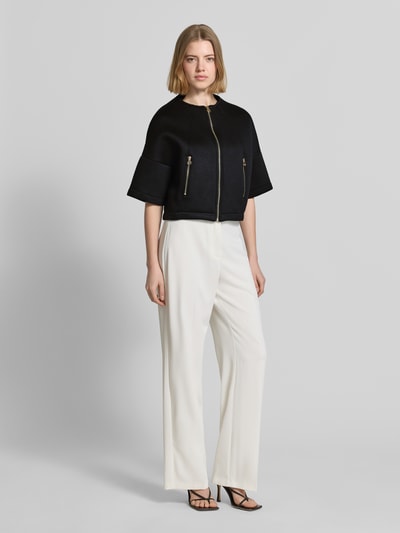 Rinascimento Jacke mit 1/2-Arm und Reißverschlusstaschen Black 1