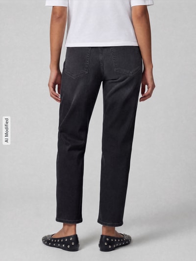 MAC Loose Fit Barrel Jeans aus Baumwoll-Mix mit Modal-Anteil Modell 'DANNI' Black 5
