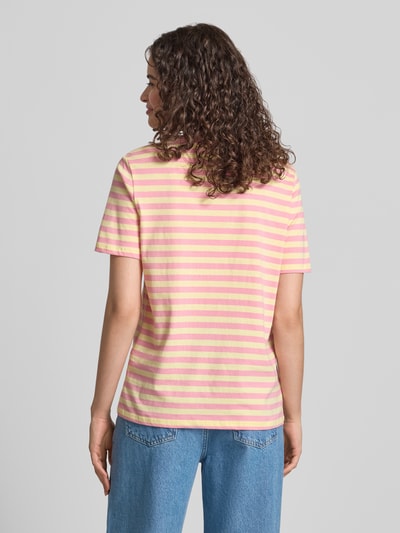 PIECES Regular Fit T-Shirt aus reiner Baumwolle Modell 'RIA'                                                                                                                                                                                                                                                                            ' Pink 5