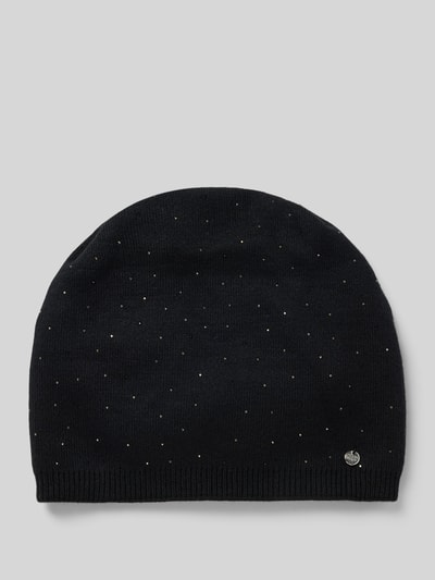 CAPELLI NEW YORK Beanie mit Label-Detail Black 1