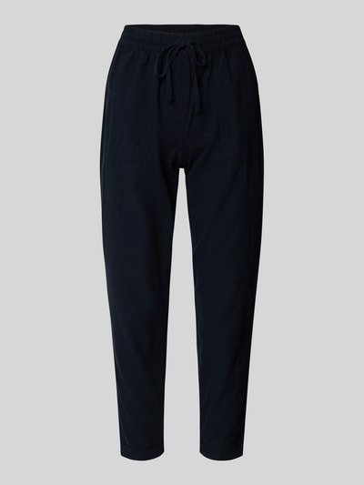 Soyaconcept Tapered fit broek met steekzakken, model 'Cissie' Marineblauw - 2
