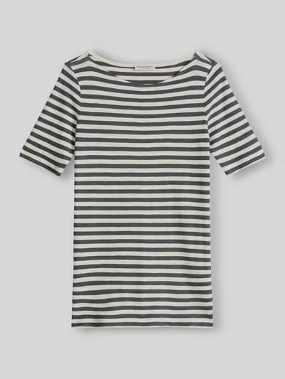 Marc O'Polo Regular Fit T-Shirt aus reiner Baumwolle Mittelgrau 2