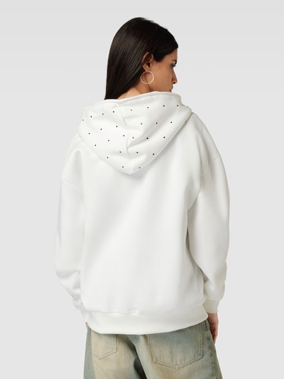 Review Sweatjack met label met strass-steentjes Offwhite - 5