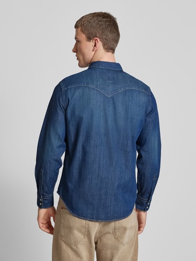 Levi's® Koszula jeansowa o kroju regular fit z kieszeniami z patką na piersi model ‘BARSTOW’ Ciemnoniebieski 5