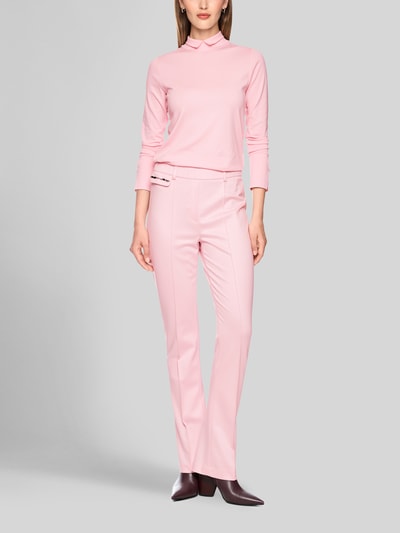 Marc Cain Langarmshirt mit Schlitzmanschetten Rosa 1