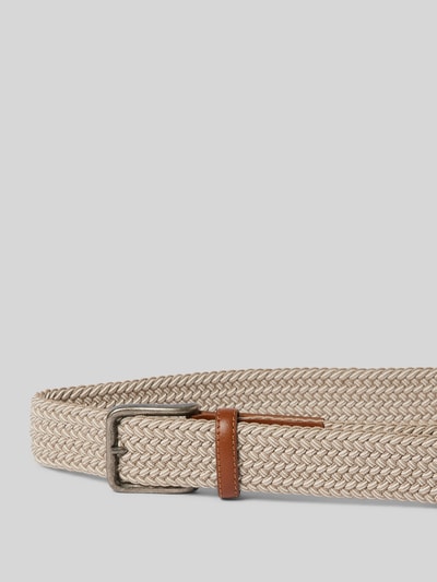 Lloyd Men's Belts Riem in gevlochten look, model 'Lloyd' Beige - 2