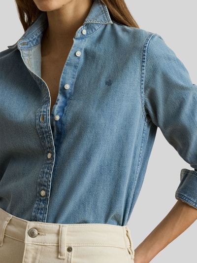 Lauren Ralph Lauren Koszula dżinsowa o kroju regular fit z czystej bawełny Jeansowy niebieski 3