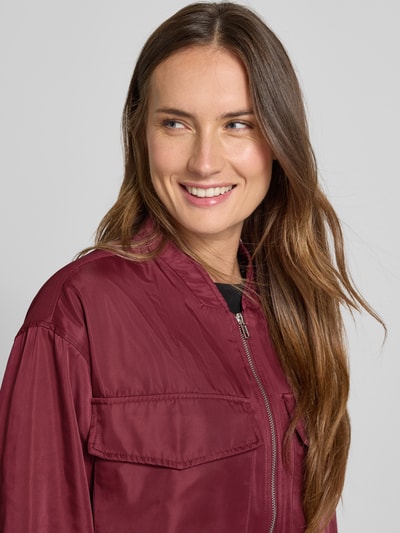 FREE/QUENT Jacke mit Stehkragen Modell 'Flya' Bordeaux 3