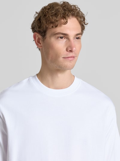 Selected Homme regular fit T-shirt van puur katoen model 'RELAXASPEN' Wit - 3