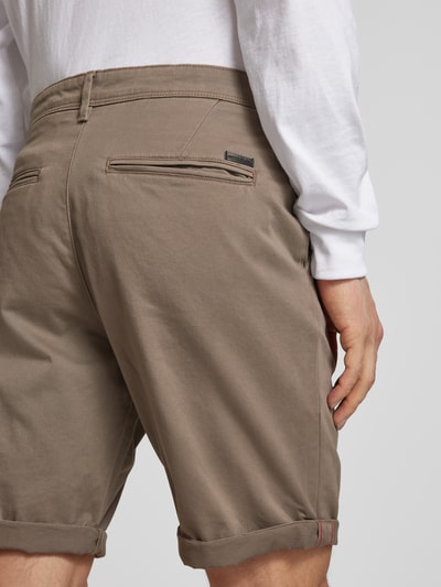 Jack & Jones Regular Fit Bermudas mit Eingrifftaschen Modell 'IBOWIE' Taupe 3