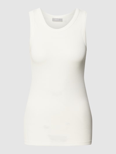Fransa Tanktop mit U-Ausschnitt Modell 'Hizamond' Offwhite 2