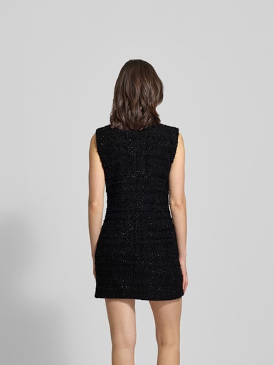 Iro Minikleid mit Rundhalsausschnitt Black 5