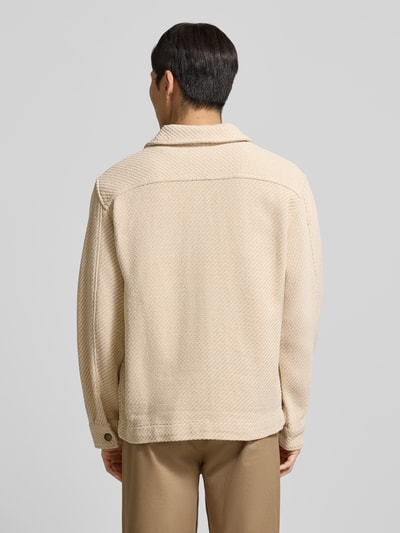 SELECTED HOMME Regular fit overhemdjack van puur biologische katoenmix, model 'REGFRED' Ecru - 5